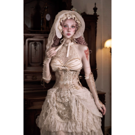 Cupid's Poetry Box Boned Corset Top by Blood Supply (BSY161BCT)